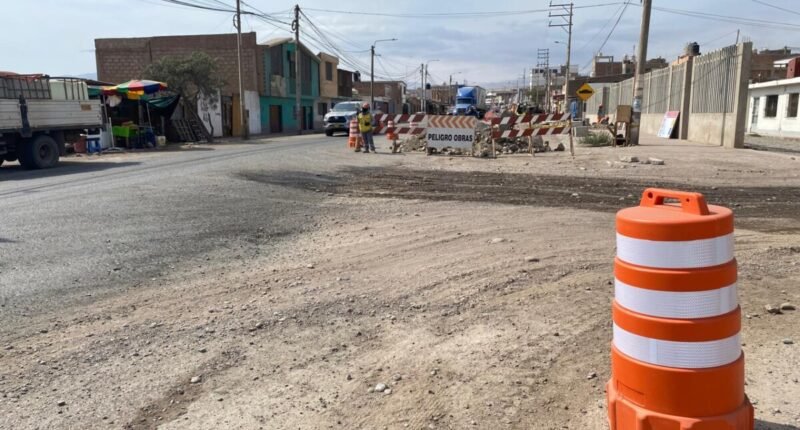 Chala: por obras de agua habrá pase restringido en la Panamericana Sur