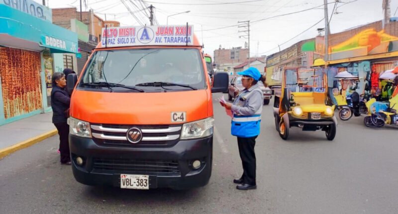 Fiscalización de la MPA frena buses informales en avenida Progreso