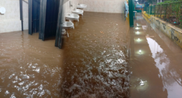 Lluvias inundan colegio en Socabaya