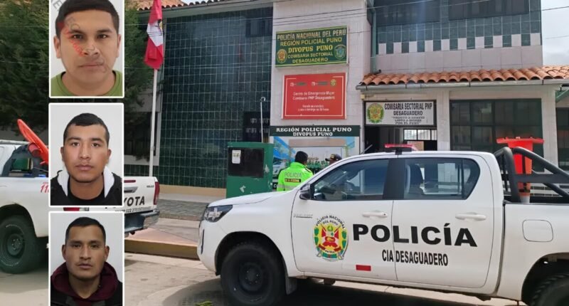 Prisión preventiva para policías acusados de robo en Puno
