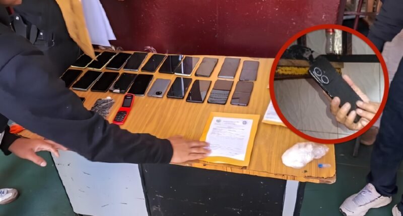 Incautan celulares de alta gama, droga dinero y armas en el Penal de Socabaya